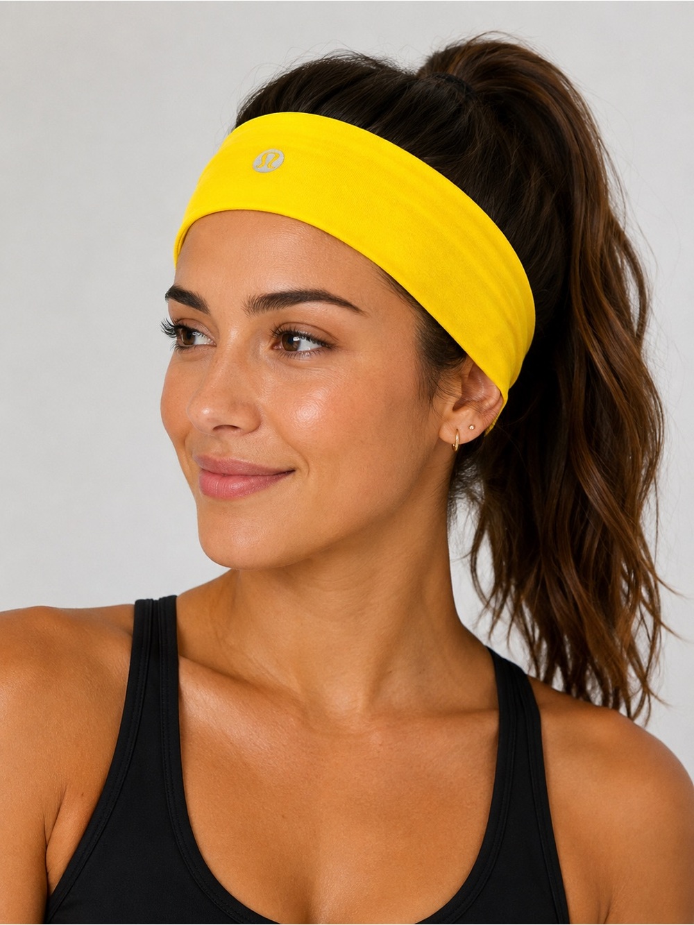 Lululemon Fly Away Tamer Headband O/S Maize Yellow